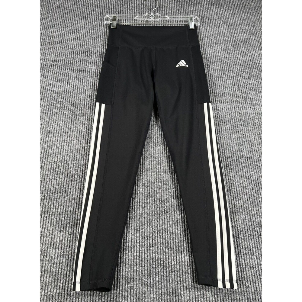 Adidas Leggings Womens Small Black Aeroready Activewear Workout Gym Casual